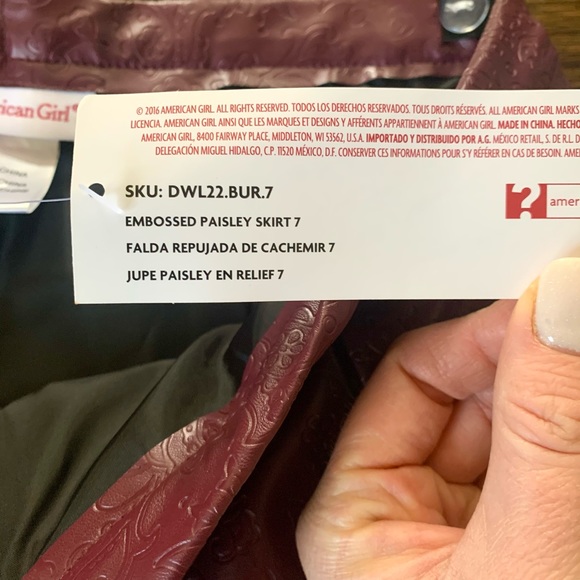 🪐NWT Tenny’s Meet Skirt- American Girl 🪐 - Picture 9 of 9